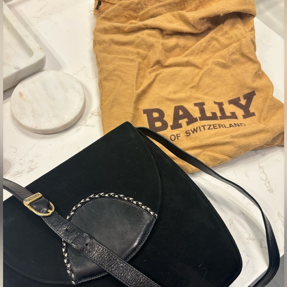 Bally black purse